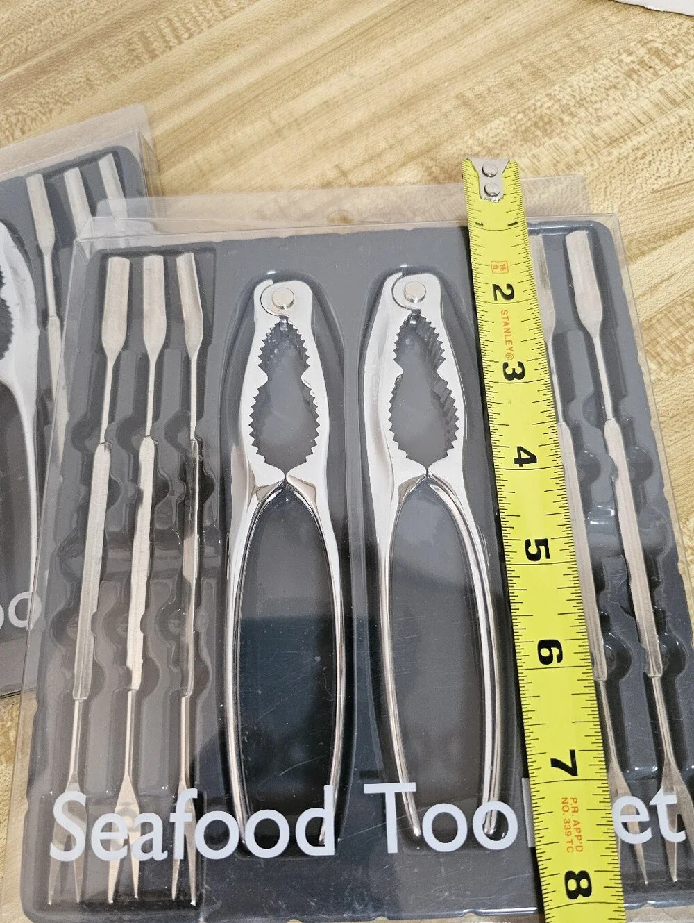 Lot of 2 Global Decor Seafood Tool Sets 4 Crackers 12 Picks New In Box